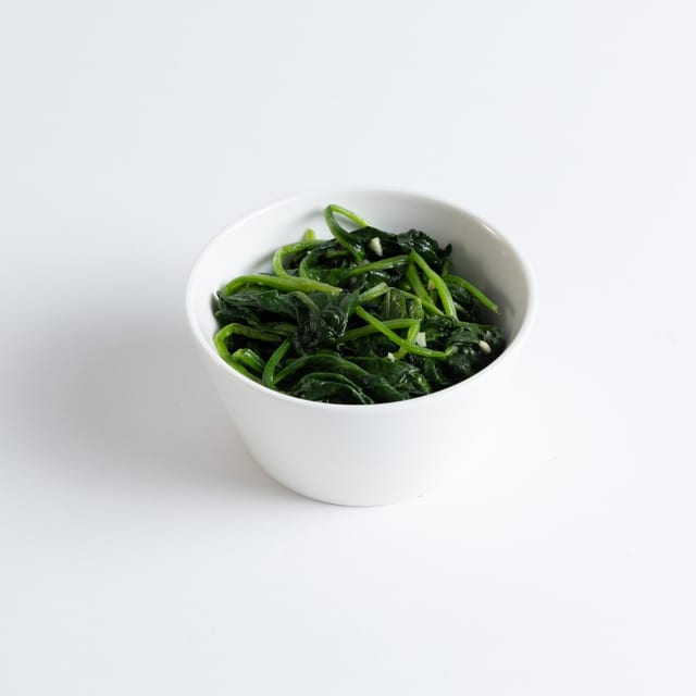 Sautéed Spinach Lunch.