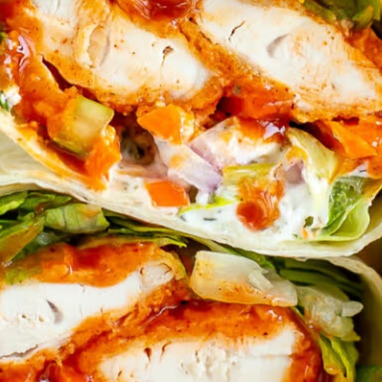 Buffalo Chicken Wrap Delight