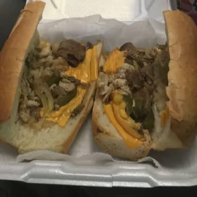Fat Kenny Burger Lunch.