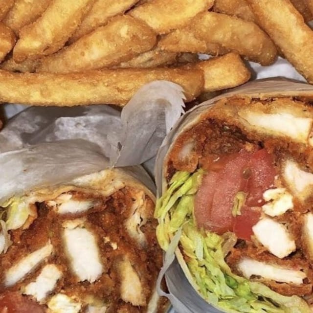 Grilled Chicken Wrap Lunch.