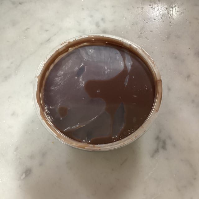 Chocolate pudding.