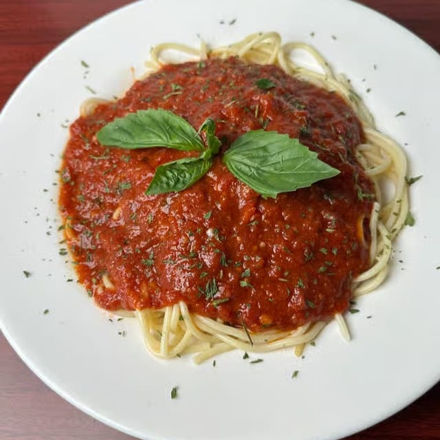 Pasta with Bolognese Sauce.