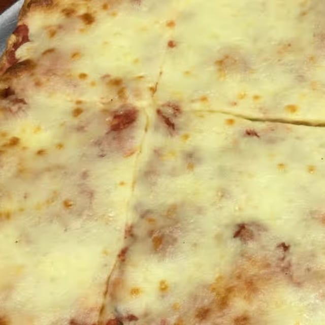 Sicilian Cheese Pizza.